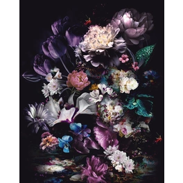 Vliestapete »Smart Art Easy«, Blumen, Rosen, Lilien, lila/violett