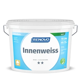 Wand- und Deckenfarbe »Innenweiss«, matt, 10 l