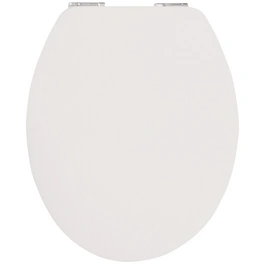 WC-Sitz »Real White High Gloss«, mit Holzkern, oval, mit Softclose-Funktion