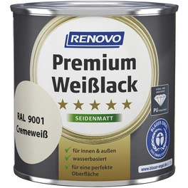 Weißlack seidenmatt »Premium«, cremeweiß RAL 9001