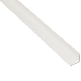 Winkelprofil Kunststoff weiß 2600 x 30 x 30 x 1,1 mm