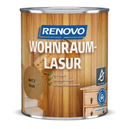 Wohnraumlasur seidenglänzend, teak