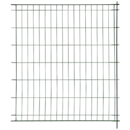 Zaun, HxL: 80 x 76 cm, Stahl, grün