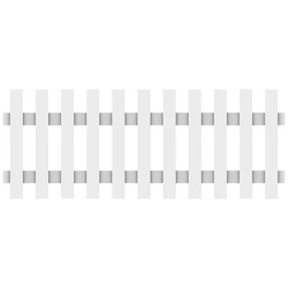 Zaunelement »Longlife Cara«, HxL: 70 x 180 cm, Kunststoff, weiß