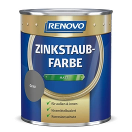 Zinkstaubfarbe matt, grau, 500 ml