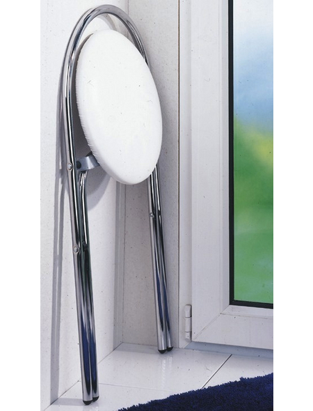 WENKO Badhocker, Salerno, Weiß | Chrom - Hagebau.at