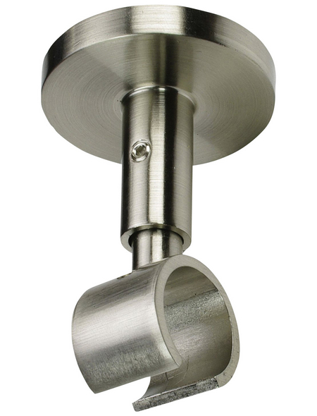 GARDINIA Doppelträger Deckenträger 1-Lauf Oder 2-Lauf Für 20 Mm Silber Satin 5 Cm S030e0ji