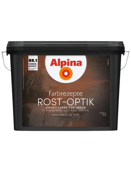 alpina Effektfarbe »Farbrezepte« in Rost-Optik, rostfarben, 1,2 l alpina Effektfarbe »Farbrezepte« in Rost-Optik, rostfarben, 1,2 l