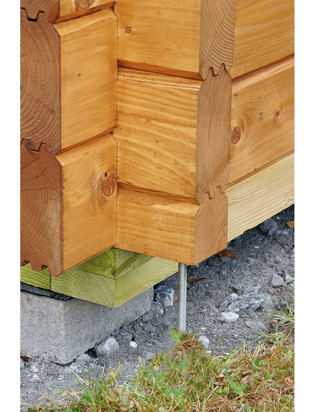 WOLFF Gartenhaus »Lisa 44-C XL«, B x T: 444 x 530 cm ...