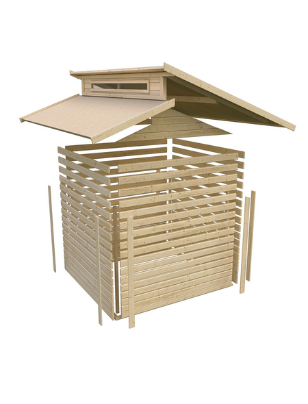 KARIBU Gartenhaus »Sensby 6«, BxT: 339 x 264 cm ...