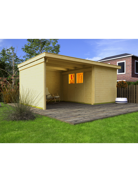 WEKA Gartenhaus-Set »Lounge Gr.6«, BxT: 619 x 338 cm ...