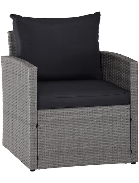 MERXX Gartenmöbel-Eckset »Chicago«, 7 Sitzplätze, inkl. Auflagen