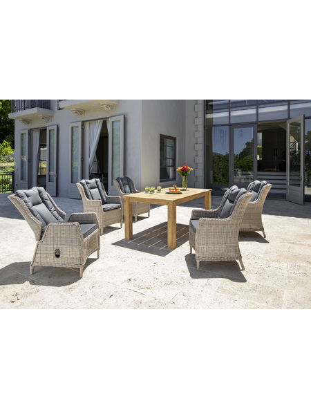 CASAYA Gartentisch »Old Teak«, mit Teakholz-Tischplatte ...