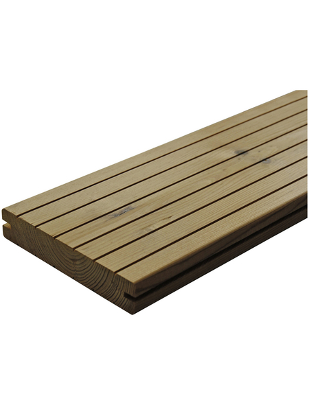 MR. GARDENER Holz-Terrassendiele, Breite: 13,7 cm, Stärke: 2,5 cm