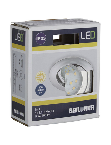 BRILONER LED-Einbauleuchte »ATTACH«, inkl. Leuchtmittel in warmweiß