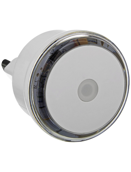 REV LED-Nachtlicht mit Dämmerungsautomatik weiß 1-flammig 0,8 W Ø 5 x 6,7 cm REV LED-Nachtlicht mit Dämmerungsautomatik weiß 1-flammig 0,8 W Ø 5 x 6,7 cm