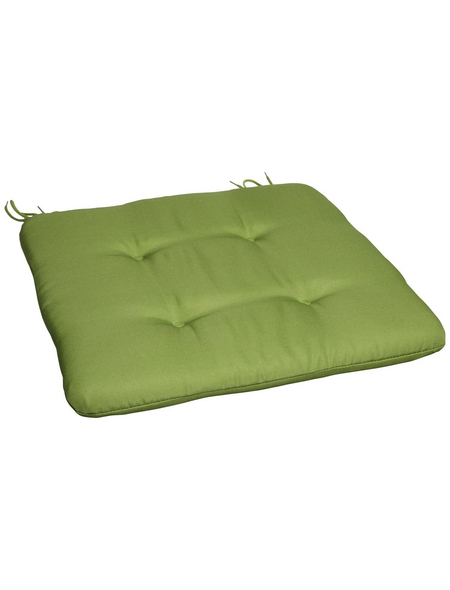 CASAYA Sitzkissen, Sitzkissen, grün, Uni, BxL: 45 x 45 cm