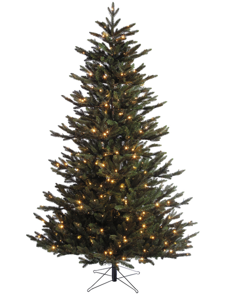 BLACK BOX TREES Weihnachtsbaum »BB Naturals lit«, baumförmig, ø: 137 cm, grün