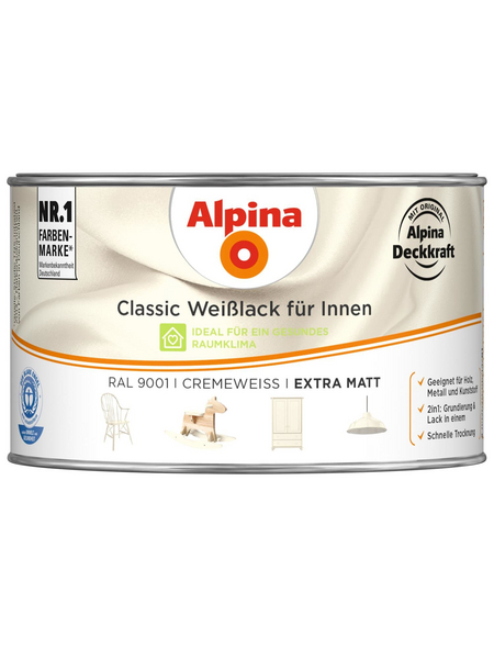 alpina Weißlack »Classic«, cremeweiss, matt alpina Weißlack »Classic«, cremeweiss, matt