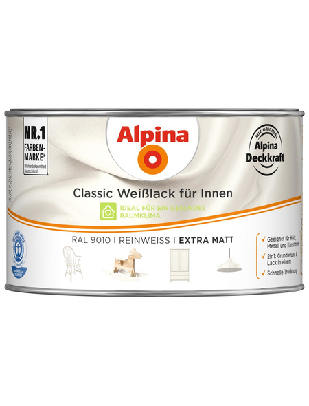 alpina Weißlack »Classic«, reinweiss, matt alpina Weißlack »Classic«, reinweiss, matt