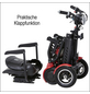 Activimo Elektromobil »Assisi Safety«, max. 6 km/h, Reichweite: 25 km, rot-Thumbnail