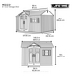 LIFETIME Gerätehaus »Texas«, BxHxT: 381 x 244 x 244 cm, Grundfläche: 8,99 m²-Thumbnail
