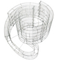 BELLISSA Kräuterspirale, BxHxL: 90 x 60 x 110 cm, Stahl-Thumbnail