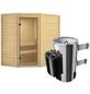 KARIBU Sauna »Baldohn«, inkl. 3.6 kW Saunaofen mit integrierter Steuerung, für 3 Personen-Thumbnail