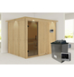 KARIBU Sauna »Jöhvi«, inkl. 9 kW Saunaofen mit externer Steuerung, für 4 Personen-Thumbnail