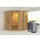 KARIBU Sauna »Libau«, inkl. 9 kW Saunaofen mit integrierter Steuerung, für 3 Personen-Thumbnail