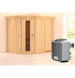 KARIBU Sauna »Maardu«, inkl. 9 kW Saunaofen mit integrierter Steuerung, für 3 Personen-Thumbnail