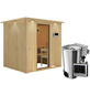 KARIBU Sauna »Olai«, inkl. 3.6 kW Saunaofen mit externer Steuerung, für 3 Personen-Thumbnail