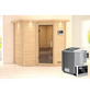 KARIBU Sauna »Riga 1«, inkl. 9 kW Bio-Kombi-Saunaofen mit externer Steuerung, für 3 Personen-Thumbnail
