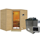 KARIBU Sauna »Riga 2«, inkl. 9 kW Saunaofen mit externer Steuerung, für 4 Personen-Thumbnail