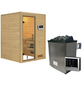 WOODFEELING Sauna »Svenja«, inkl. 9 kW Saunaofen mit externer Steuerung, für 3 Personen-Thumbnail