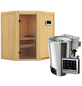 KARIBU Sauna »Tuckum«, inkl. 3.6 kW Saunaofen mit externer Steuerung, für 3 Personen-Thumbnail
