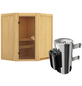 KARIBU Sauna »Tuckum«, inkl. 3.6 kW Saunaofen mit integrierter Steuerung, für 3 Personen-Thumbnail