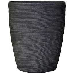 Vasar Blumentopf »Shabby«, Breite: 30 cm, granit-grau dunkel, Kunststoff