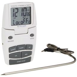 tfa® Bratenthermometer digital Kunststoff/Edelstahl 6,8 x 12,1 x 2,2 cm