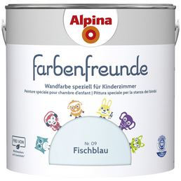 alpina Dispersionsfarbe »Farbenfreunde«, Fischblau, matt