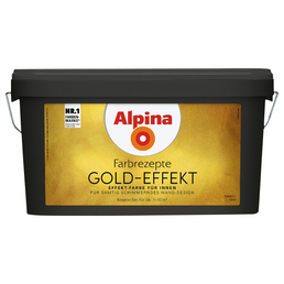 alpina Effektfarbe »Farbrezepte«, , goldfarben, 4,1 l