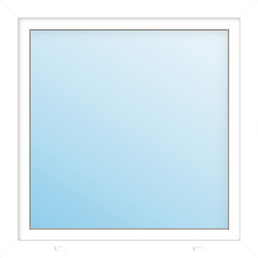 Fenster »76/3 «, Gesamtbreite x Gesamthöhe: 100 x 100 cm, Glassstärke: 33 mm, weiß