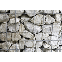 Scherf Gabionen, Selbstbau-Gabione, Stahl mit Zink-Aluminium Legierung, Grau, L 100 x T 50 x H 100 cm