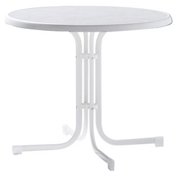 SIEGER Gartentisch »Boulevard-Tisch«, mit Mecalit-pro-Tischplatte, Ø x H: 86 x 72 cm