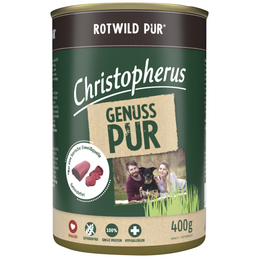 CHRISTOPHERUS Hunde-Nassfutter »Pur«, Wild, 400 g