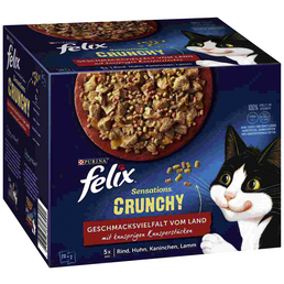 FELIX Katzen-Nassfutter »Felix Sensations Crunchy«, Felix Sensations Crunchy
