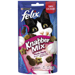 FELIX Katzensnack »Knabbermix«, Huhn/Käse/Truthahn, 60 g