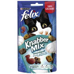 FELIX Katzensnack »Knabbermix«, Lachs/Seelachs/Forelle, 60 g