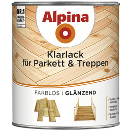 alpina Klarlack, für innen, 0,75 l, farblos, glänzend