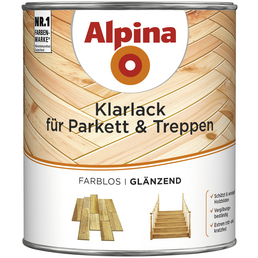 alpina Klarlack, für innen, 2 l, farblos, glänzend